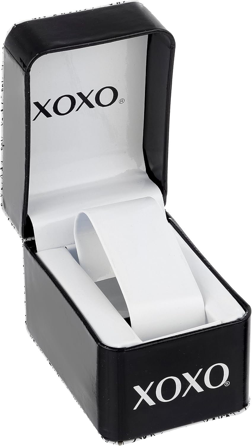 XOXO Silver-Tone Rhinestone Bracelet Watch – Elegant Analog Quartz Timepiece, Sparkling Crystal Accents, Durable