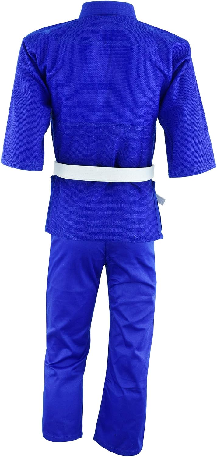 Ultimate - Judo Single Weave Kids Adults Unisex Karate Gi Uniform - (Belt Included)