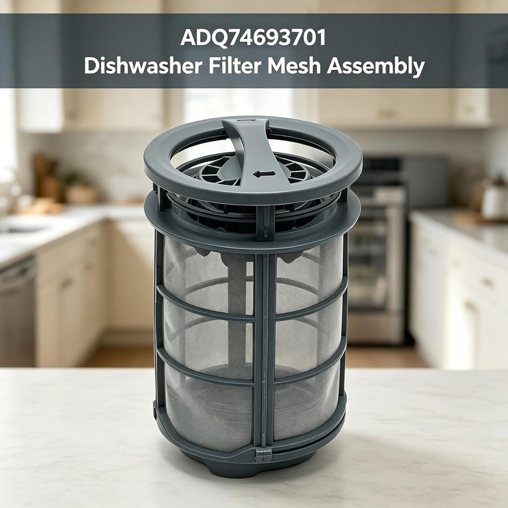 ADQ74693701 Dishwasher Filter Mesh Assembly Compatible With Lg