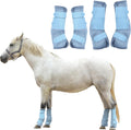 Horse Fly Boots, Mesh Fly Boots for Horse Set of 4, Equine Leg Protection