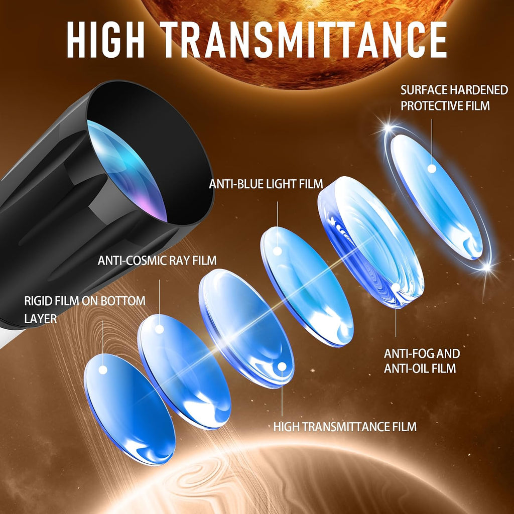 Telescope for Adults High Powered, 90mm 800mm Astronomy Refractor | Portable Professional Telescope for Adults &