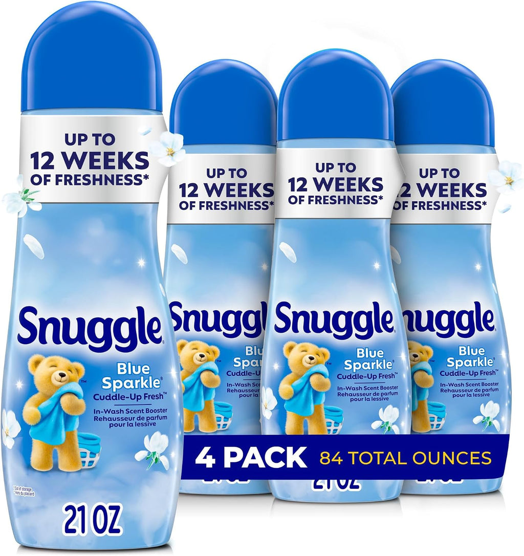 In Wash Scent Booster, Blue Sparkle, 21oz, 4-Pack