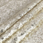 OQSQ Champagne Rectangle Sequin Tablecloth - 60x102 inch, Glitter Drape Table Cloth, Sparkle Sequence Table Overlays