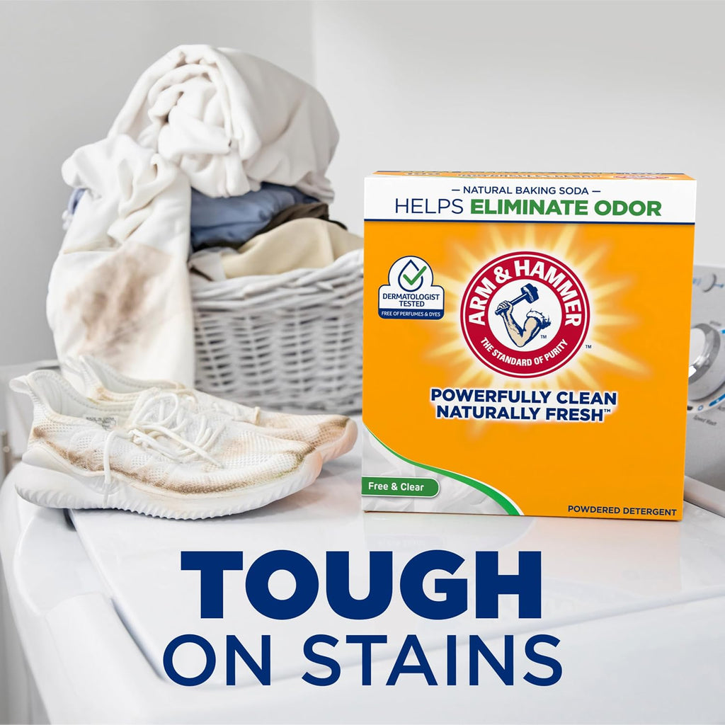 Powder Laundry Detergent, Free of Perfume and Dyes, 6.16 lbs