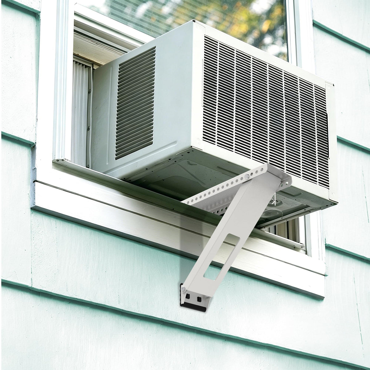Window AC Bracket No Drill Air Conditioner Support to 160lbs