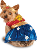 DC Comics: Wonder Woman Pet Costume for For Dogs or Cats by Rubies, Large