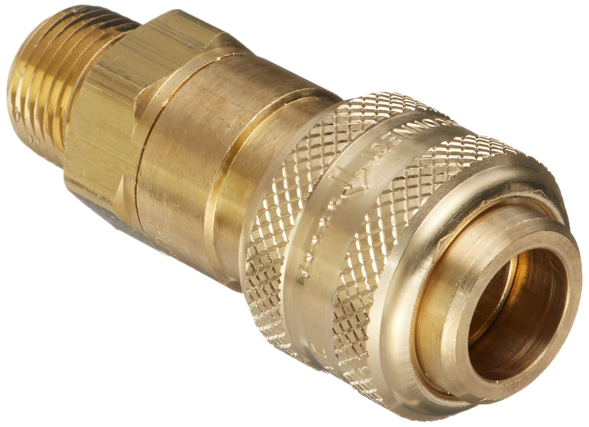 Dixon Valve & Coupling 4DM4-B Male to Industrial. Coupler, (M) NPT, 1/2, Brass