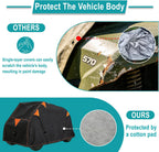 900D ATV Cover Outdoor Storage with Vents for Polaris Sportsman 500 550 | 91'' Large ATV Covers with 3 Wind-Proof