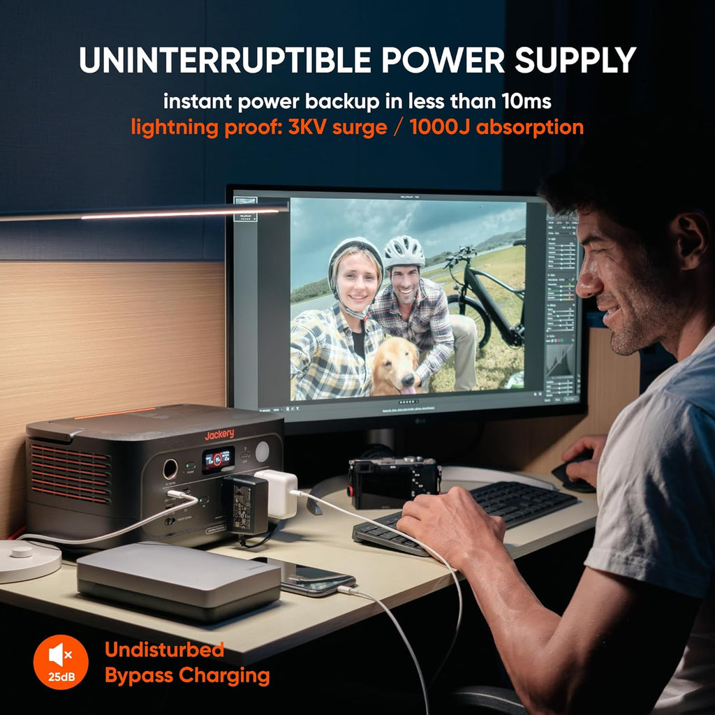 Explorer 500 v2 Portable Power Station, 512Wh LiFePO4 Battery, 500W AC/1000W Peak, Solar Generator for Camping