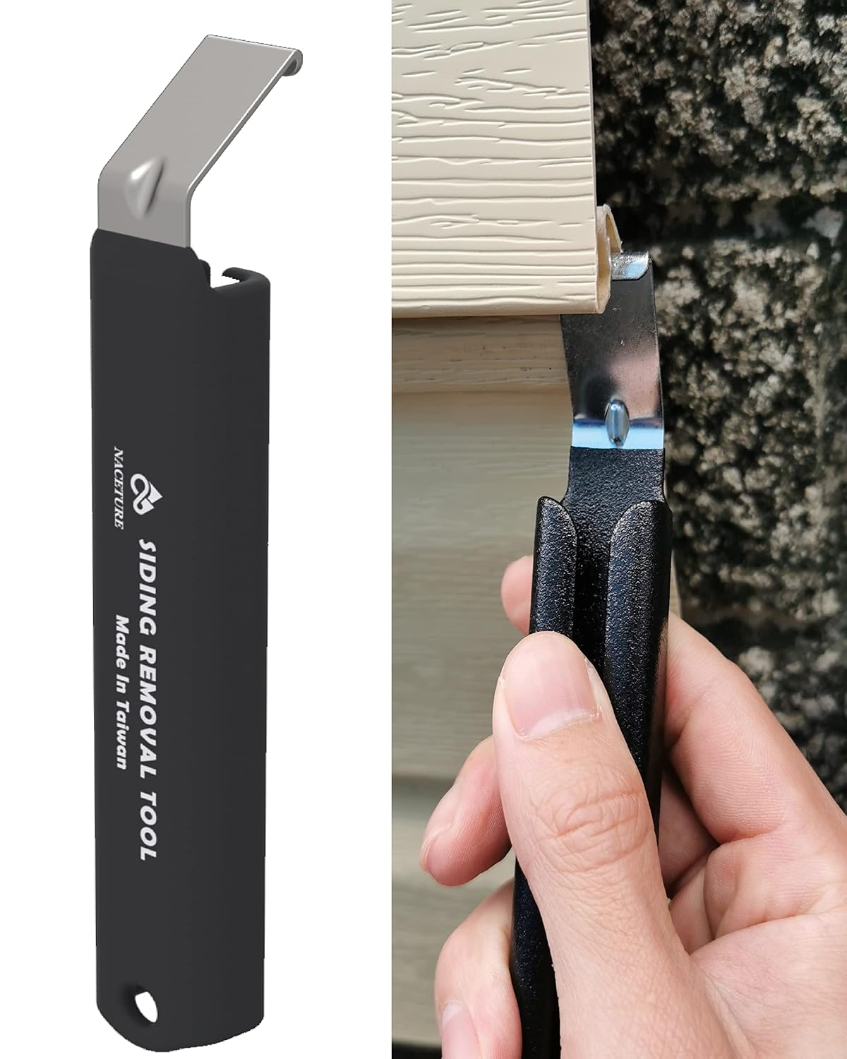 Heavy Duty Vinyl Siding Removal Tool, 7 Inch Steel Zip Tool