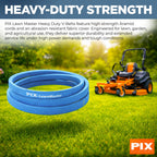 PIX B100K Kevlar V-Belt 5/8 x 103 OC - Industrial Drive V-Belt Fits B100, BK100, 5LK1030, 5L1030, 5L1030K, BP100, 851030, 5H1030, 7648258-103, MXV5-1030, 75-503 - OEM Belt 5 Pack