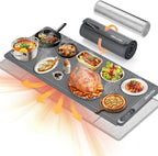 Warming Mat For Food Extra Large 36"x16" 580W Food Warming Mat Buffet Servers and Warmers,Chafing Dishes for Buffet 6