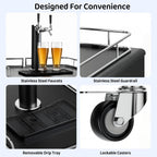 Commercial Draft Beer Kegerator, Keg Refrigerator for D System