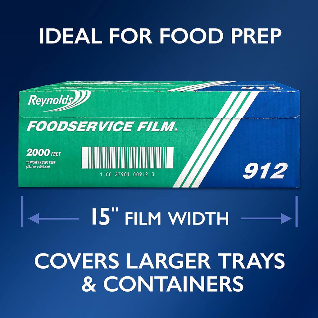 Plastic Wrap, 15 Inch Width, Clear, 2000 feet