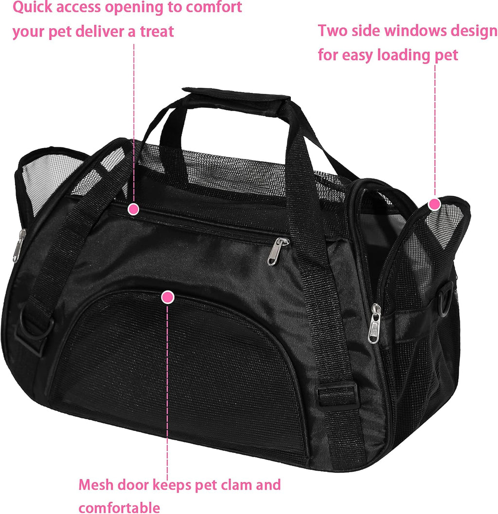 Pet Carrier Soft-Sided Carriers for Cat Carriers Dog Carrier for Small Medium Cats Dogs Puppies Pet Carrier Airline