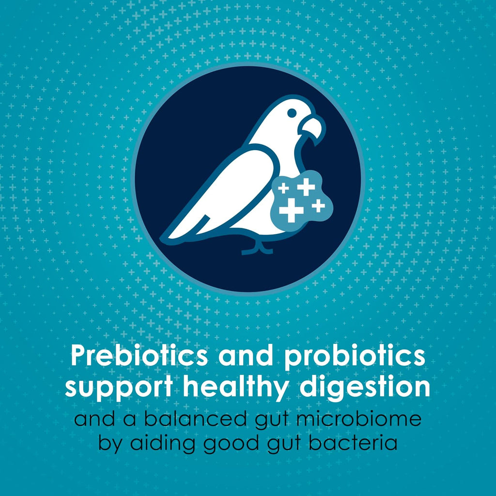 Forti-Diet Pro Health Nourish+Protect Conure & Lovebird Food, 4 lb | Balanced digestion. Conure food with prebiotics