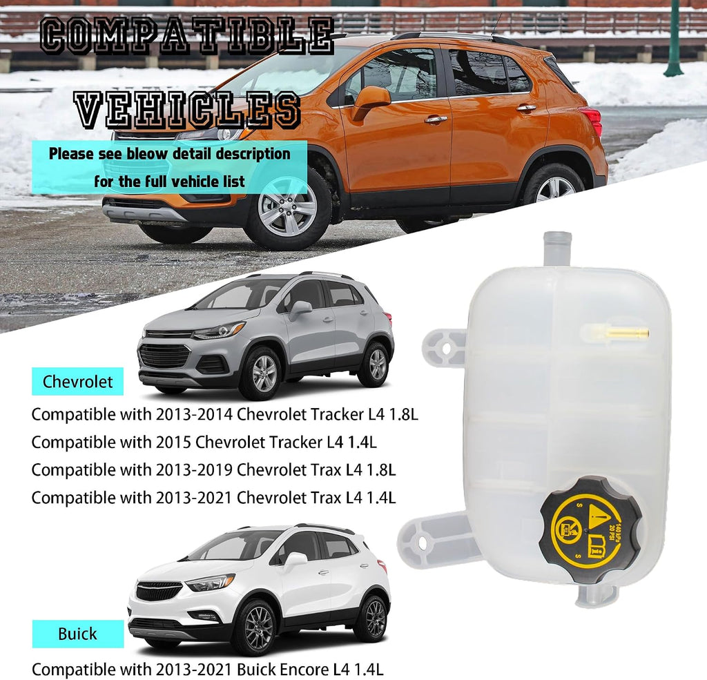 Engine Radiator Coolant Overflow Reservoir Tank Fit for Chevy