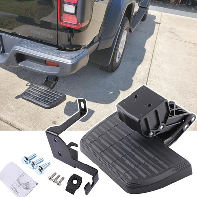 Rear Bed Step Retractable Bed Step Bumper Step Compatible with 2020 2021 2022 2023 2024 2025 2026 Jeep Gladiator JT 3.6L 5.7L Truck Rear Tailgate Bedsteps Replaces # 75326-01A 7532601A