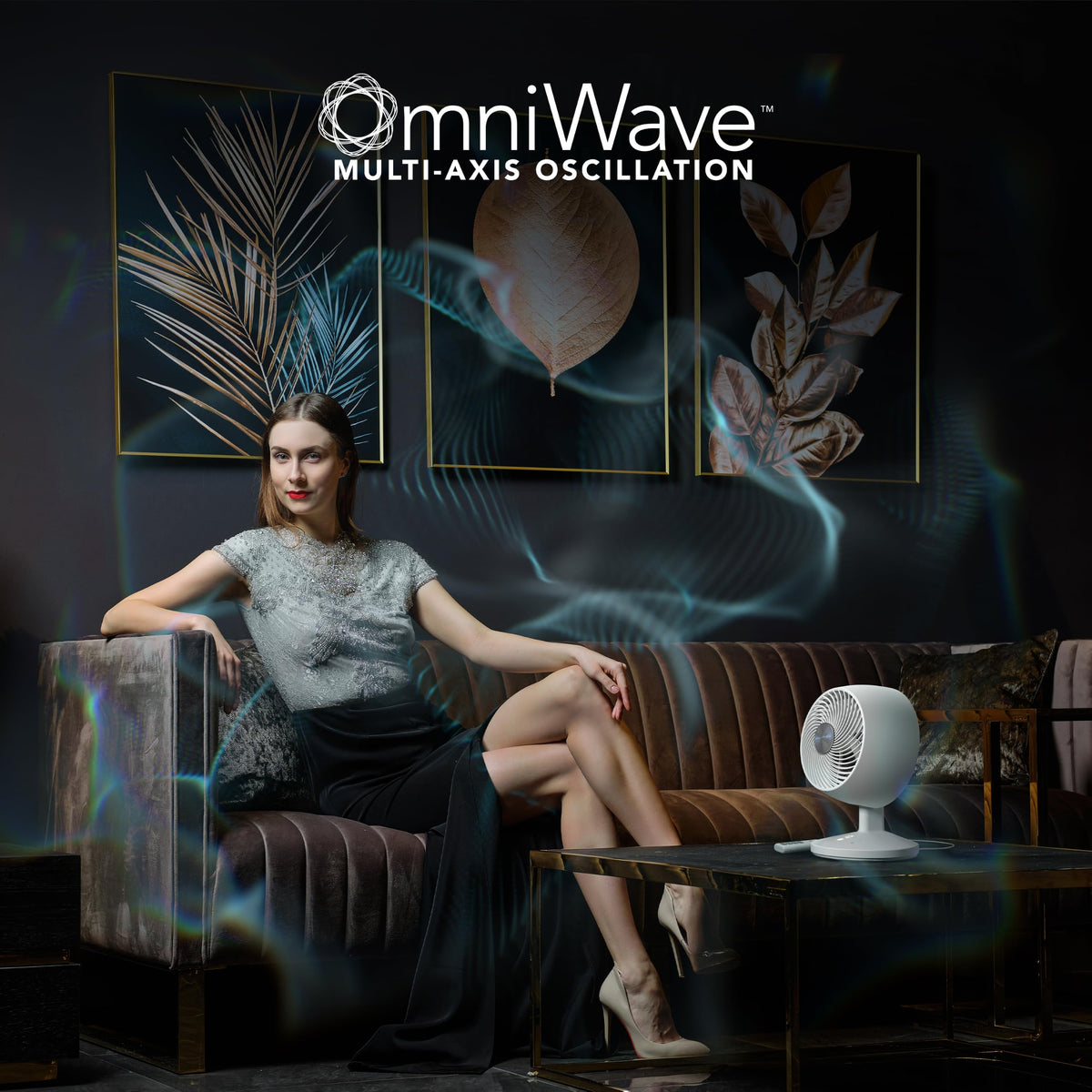 OMNIO 7 Medium Air Circulator, OmniWave Oscillation, Remote