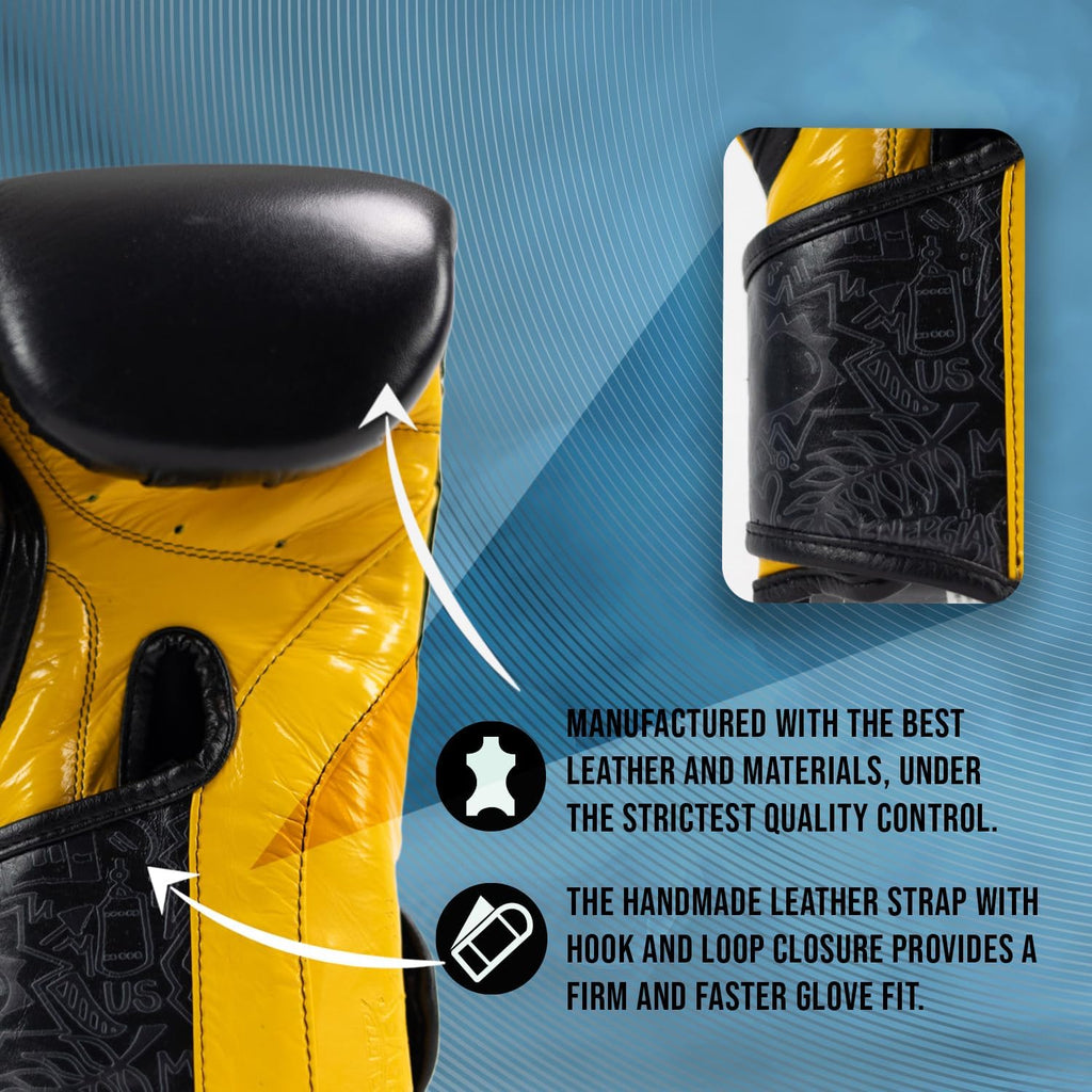 High Precision Boxing Gloves with Hook and Loop Closure for Training and Heavy Punching Bags for Men and Women