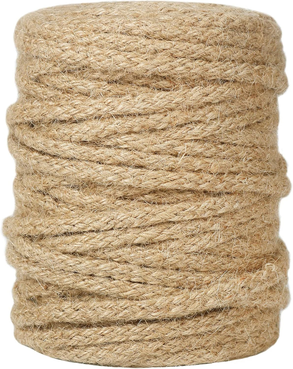 100ft 5mm Jute Twine Braided Natural Rope for Crafts