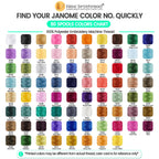 80 Spools Polyester Embroidery Machine Thread Kit