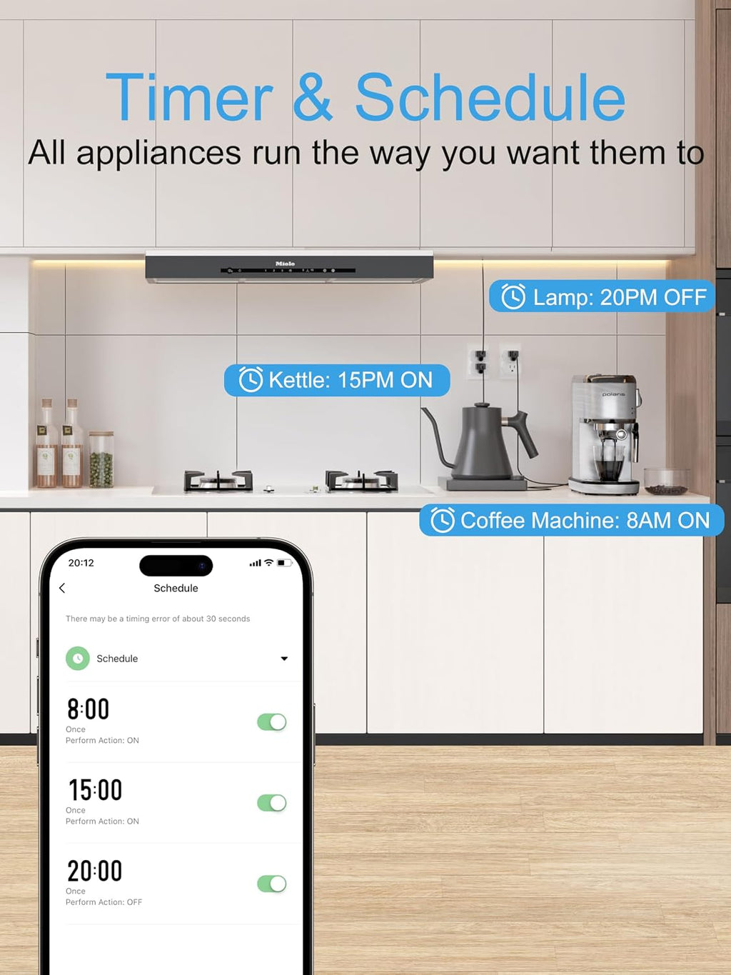 Mini Smart Plug 𝟭𝟱𝗔, Smart Plugs That Compatible with 𝗔𝗹𝗲𝘅𝗮 & Google Home & SmartThings, No Hub Required，Smart Outlet