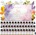 36 Pcs Fragrance Oil Gift Set-36x0.17Fl Oz Gift Box for Women & Men | Premium Scented Oils for Diffuser, Candle &