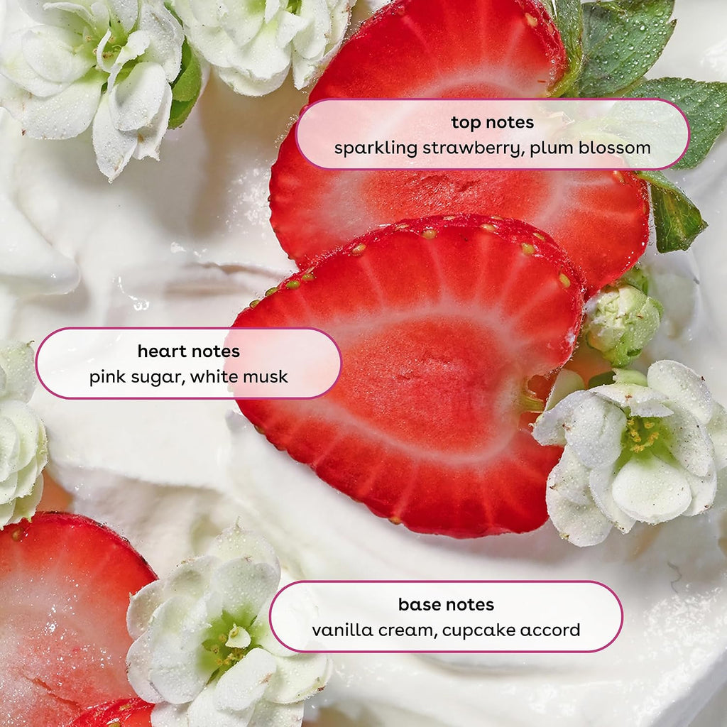 Cashmere Body Mist, Strawberry Dream, Body Spray for Women, Strawberry Perfume, Hair Mist, Moisturizing, Hyaluronic