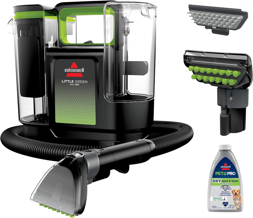Little Green Max Pet Portable Carpet Cleaner, 3860 | Self-Cleaning Tough Stain Tool & Pet Hair Removal Tool; car/auto