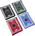 4 Pieces Portable Travel Prayer Mat with Compass, Waterproof Polyester Prayer Rug, Muslim Travel Prayer Mat, for