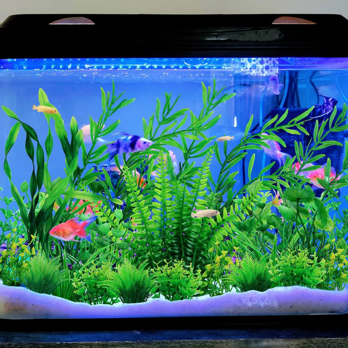 Fish Tank Accessories Aquarium Decorations Green Plants, 25pcs Green Fish Tank Decorations Plant, Aquarium Decor