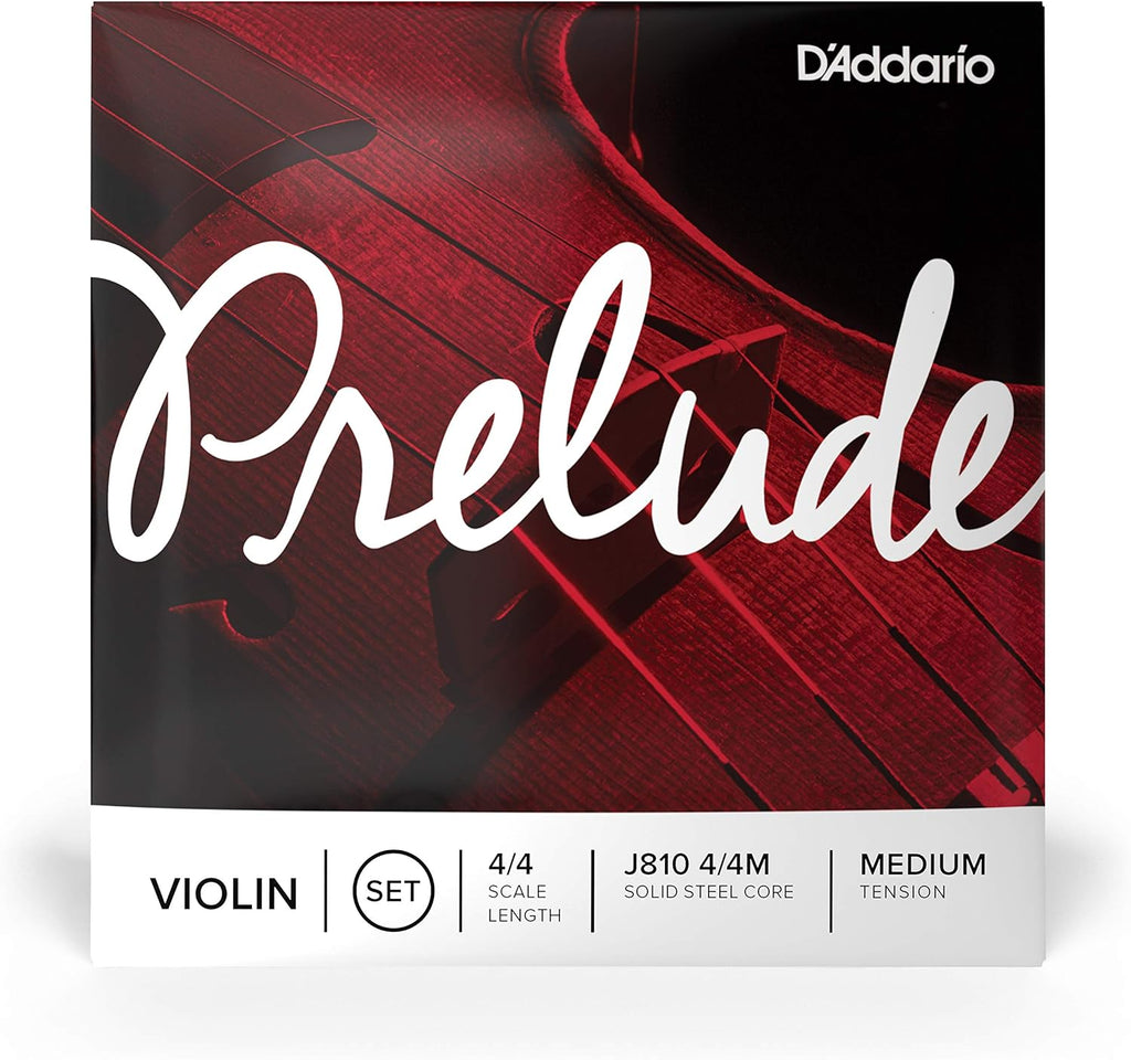 Prelude Violin String Set, 4/4 Scale, Medium Tension