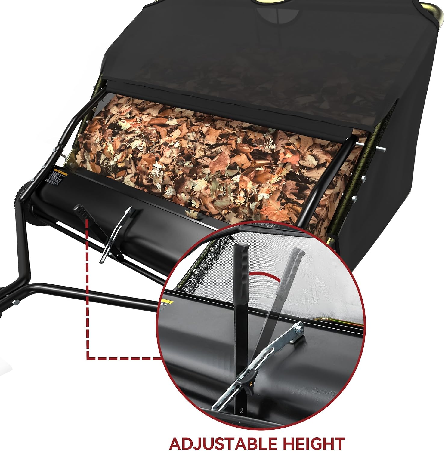 42" Tow Behind Lawn Sweeper, 20 cu. ft. Leaf Collector