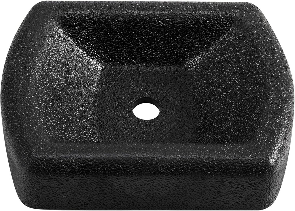 Jack Wheel Chock, Reinforced Rubber Jack Caster Wheel Dock for Caravans and Trailers