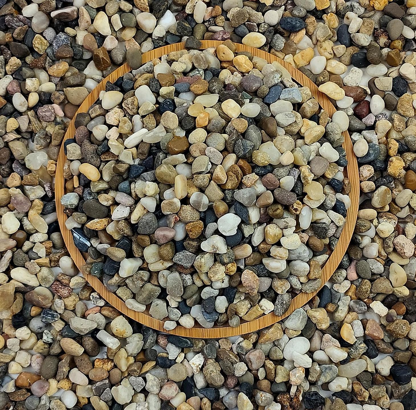 5 lbs Aquarium Gravel, 1/4 Inch Pea Gravel for Fish Tank | Natural Fish Tank Gravel, Decorative Pebbles River Rocks