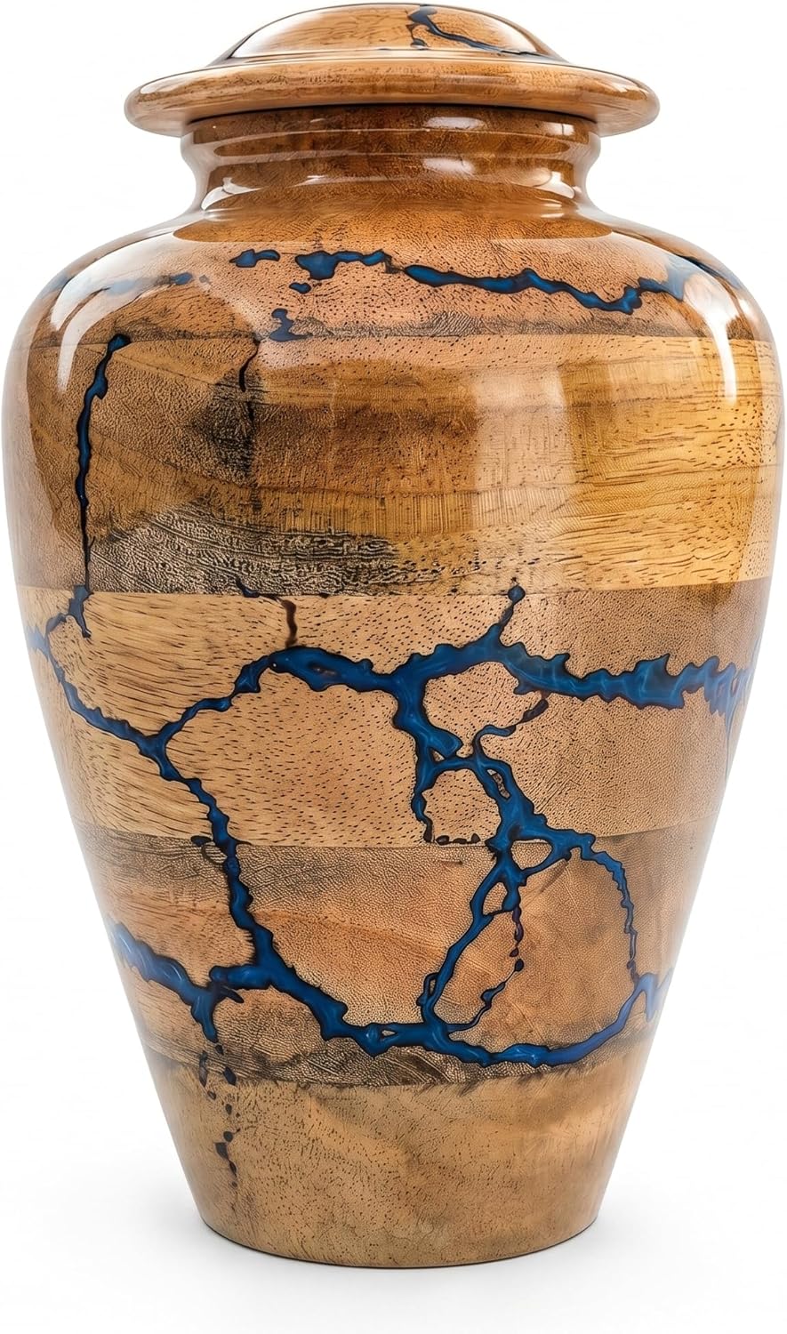 Handcrafted Decorative Wooden Urn for Human Ashes Adult Male Female, Wooden Urn Box for Pets, Memorial Urn, Funeral