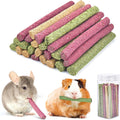 Timothy Hay Sticks,Rabbit Chew Toys for Teeth Natural Molar Sticks Rabbits Treats for Bunnies, Chinchilla Guinea