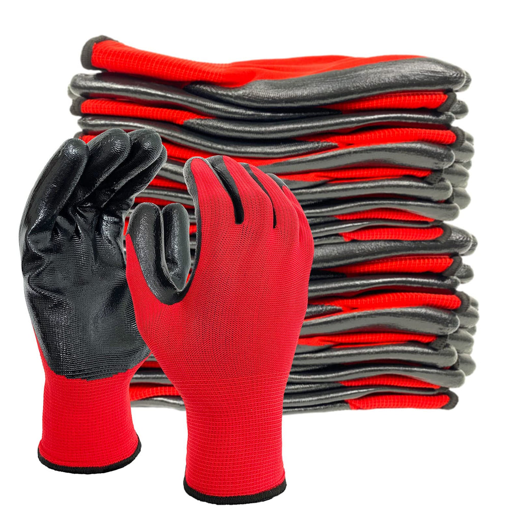 Nitrile Coated Work Gloves for Men & Women