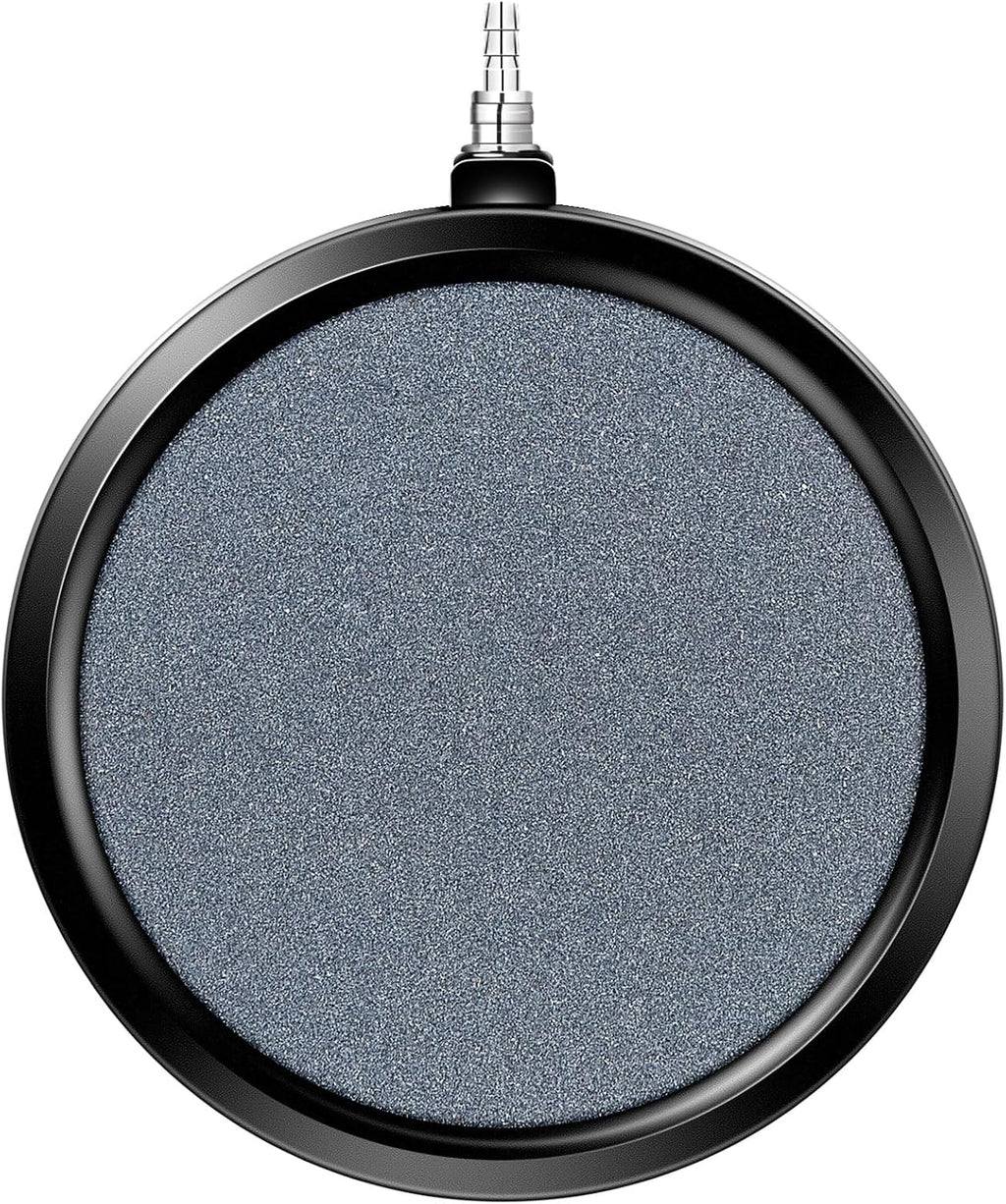 Air Stone Disc 5 in with Shell and Sucker for Aquarium, Air Pump