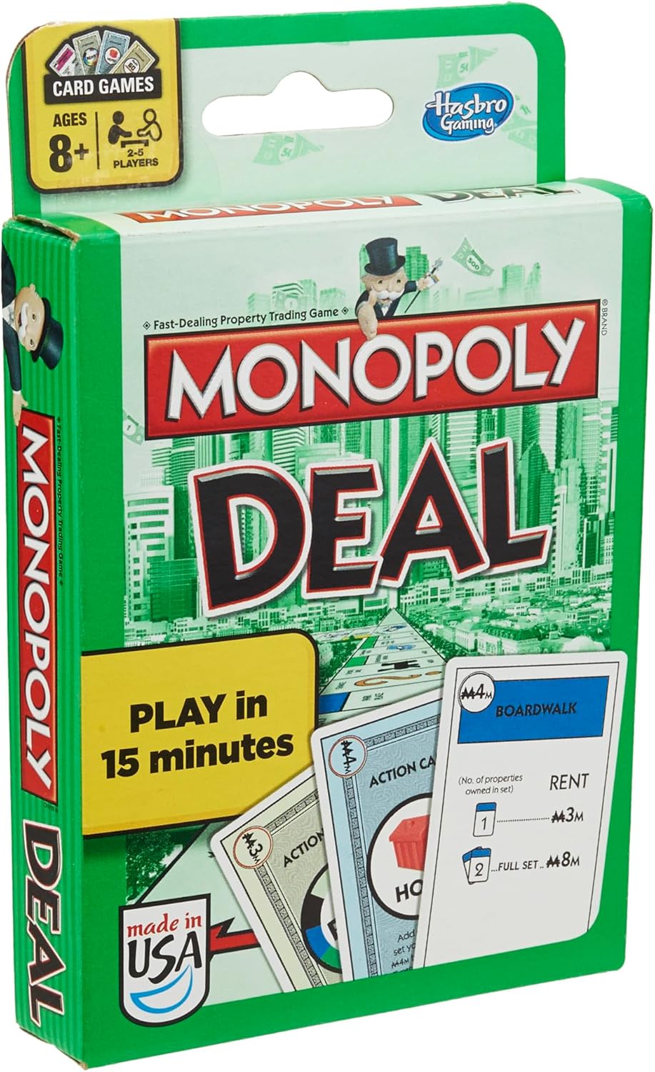 Monopoly Deal Card Game | Quick-Playing Card Game | Fun Games for Families and Kids | Ages 8 and Up | 2 to 5 Players