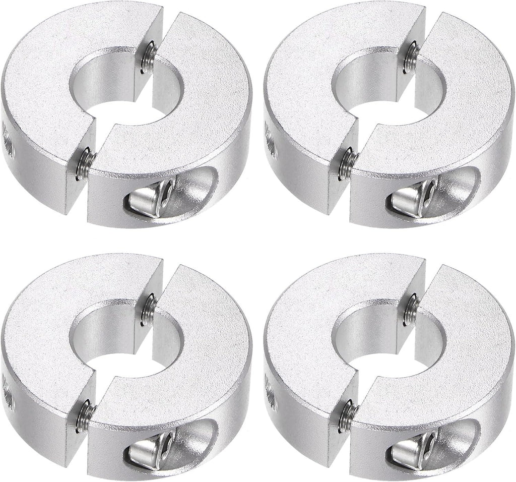 HARFINGTON 4pcs Double Split Shaft Collar for 12mm Shaft, 30mm OD, 10mm W