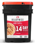 Emergency Food Supply - 14 Day, 150 Servings Emergency Freeze Dried Food Bucket, Protein Meals, Camping Essentials