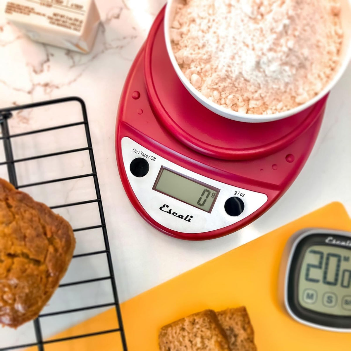 Primo Digital Food Scale Multi-Functional Kitchen Scale and Baking Scale for Precise Weight Measuring and Portion