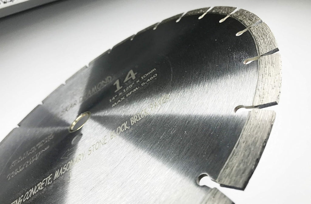 14 inch ALSKAR DIAMOND Dry or Wet Cutting General Purpose Power Saw Segmented Diamond Blades for Concrete Stone Brick