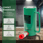 Growlush 30T Single-Acting Hydraulic Cylinder, 150mm(6") Stroke