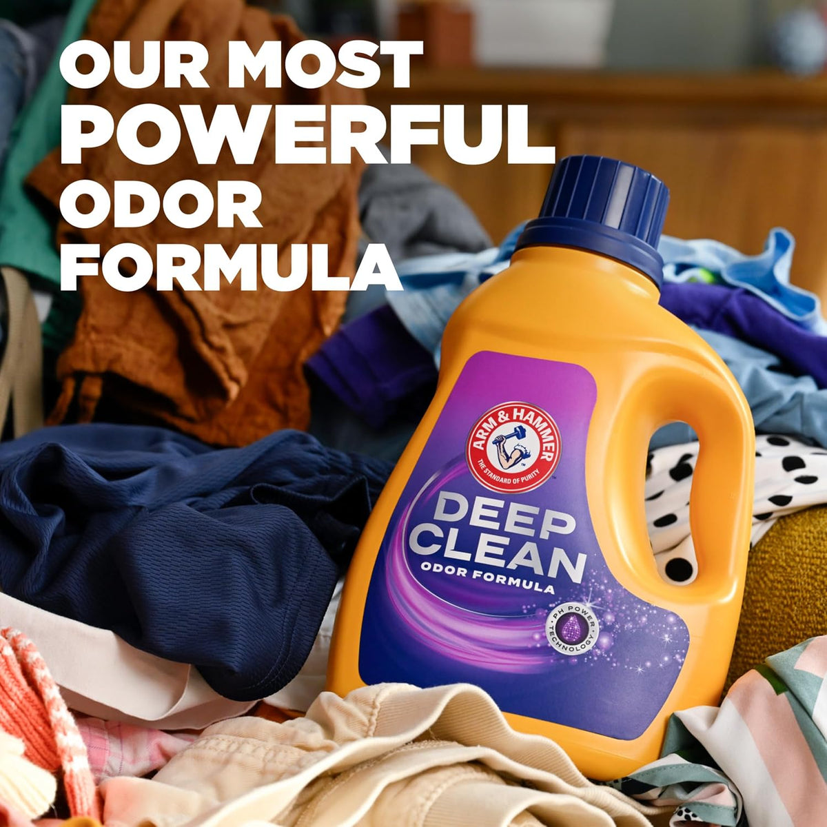 Deep Clean Odor Formula Liquid Laundry Detergent