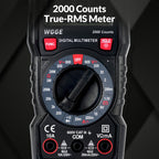 Digital Multimeter, 2000 Counts, CAT III 600V, AC/DC Voltage and DC Current