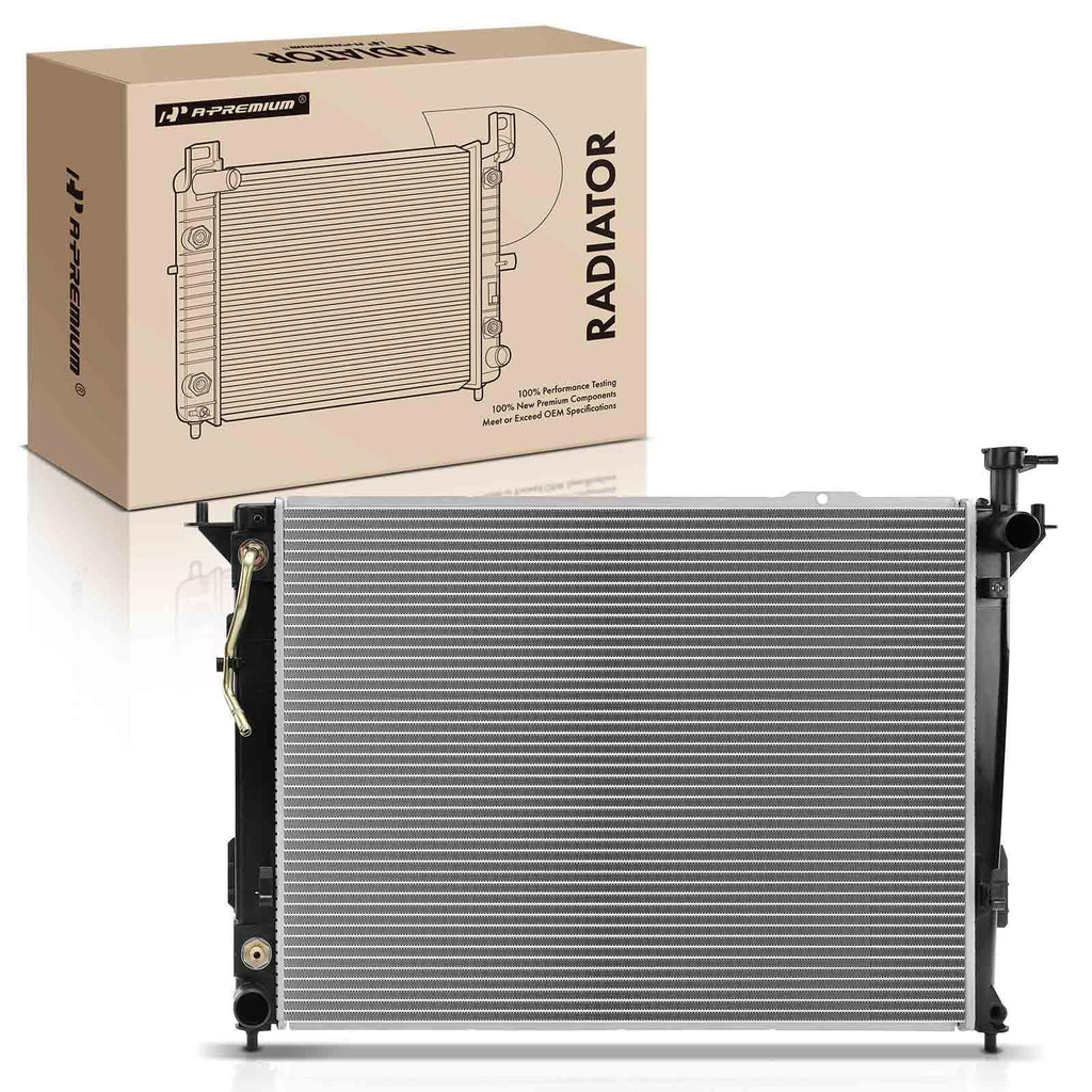 A-Premium Engine Coolant Radiator Assembly with Transmission Oil Cooler