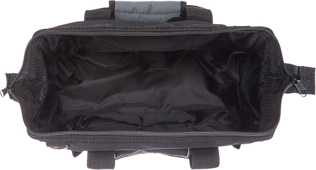 Durable Wear-Resistant Tool Storage Bag with Adjustable Shoulder Strap, Portable Tool Organizer, 16 Pockets, 12 in